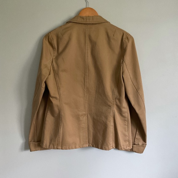GAP Cotton Tan Caramel Casual Blazer M - Picture 2 of 6